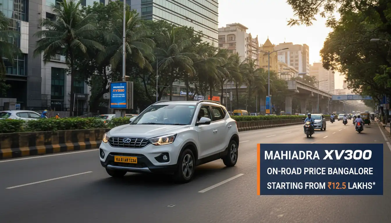 mahindra xuv300 on road price bangalore